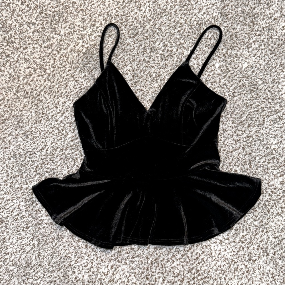 Velvet Crop Top